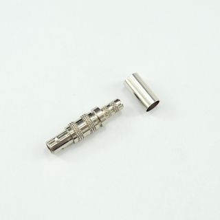 QLA plug straight crimp connector for RG223 cable 50 ohm NM-5QLM11S-A09