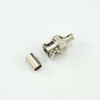 BNC plug straight crimp connector for RG59/X cable 75 ohm 7BNM11S-A10-024