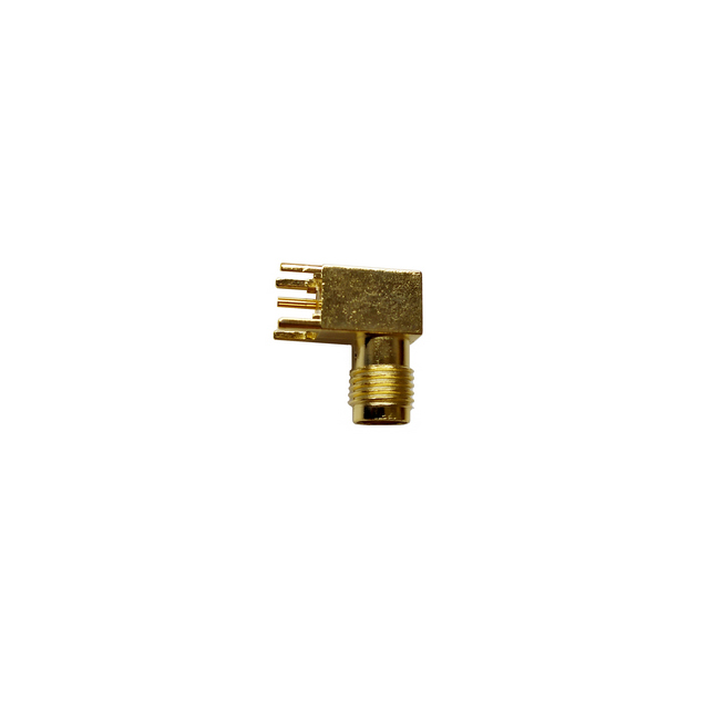 SMA jack right angle connector for pcb through hole 50 ohm 5MAF25R-P41-017