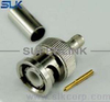 BNC plug straight crimp connector for LMR-100A cable 50 ohm 5BNM11S-A40