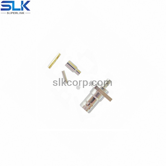 BNC jack straight crimp connector for RG174, RG316 cable 50 ohm 5BNF11S-A02-023