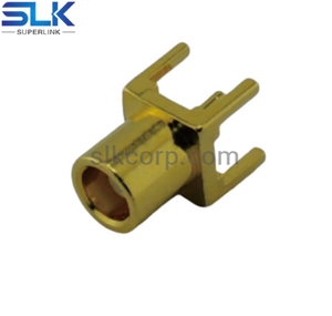 MCX jack straight connector for pcb 50 ohm 5MXF25S-P41-007