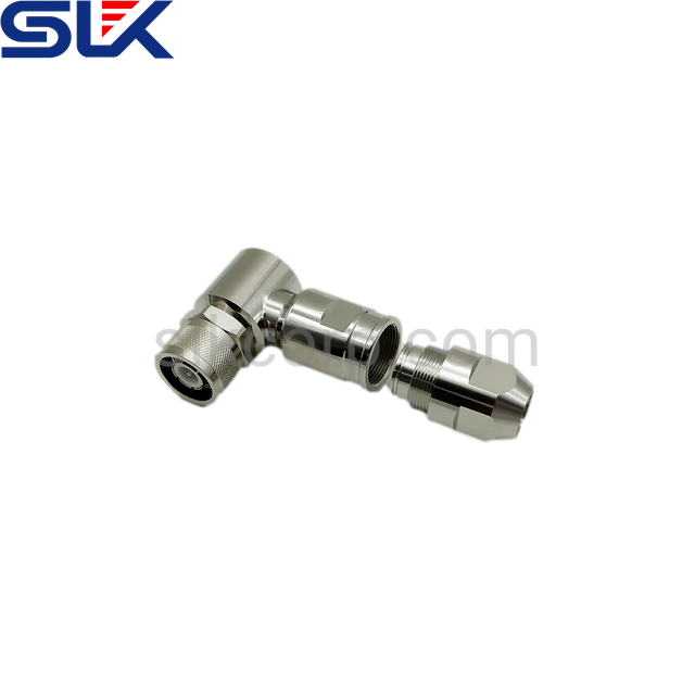 SC plug right angle clamp connector for SFT-600(056") cable 50 ohm 5CEM14R-A270
