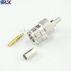 NON-MAGNETIC N jack straight solder connector for .RG 402 cable 50 ohm NM-5NCF15S-S02-038