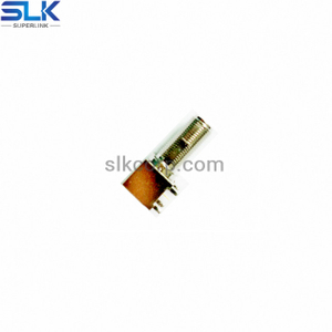 F jack right angle connector for pcb through hole 75 ohm 7FCF25R-P41-003 