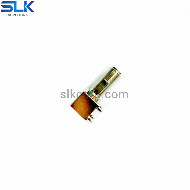 F jack right angle connector for pcb through hole 75 ohm 7FCF25R-P41-008 