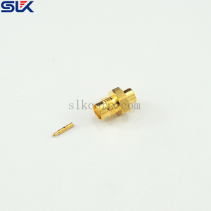 RP SMA jack straight crimp connector for RG316 cable 50 ohm 5RMAF11S-A02-003