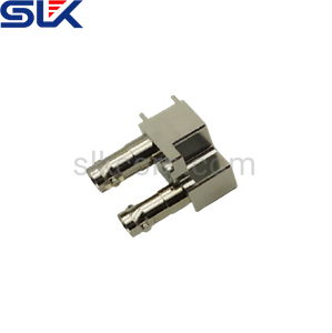 HHD BNC female right angle to pcb mounting 75 ohm 7HDF25R-P42