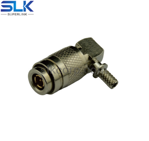 1.0/2.3 plug right angle crimp connector for SLR240 cable 50 ohm 5A1M11R-A46-001