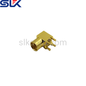 MMCX jack right angle connector for pcb smt 50 ohm 5MCF25R-P41-009