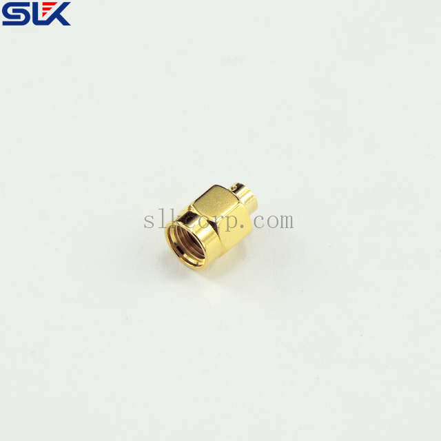 SMA plug straight solder connector for CL-141 cable 50 ohm 5MAM15S-A451