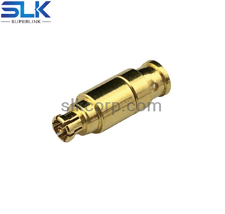 SSMP jack straight solder connector for TFLEX-405 cable 50 ohm 5MPF15S-A82-010
