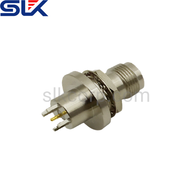 TNC jack straight connector for pcb smt 50 ohm 5TCF25S-P41-003