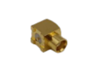 MCX jack right angle connector for pcb smt 50 ohm 5MXF27R-P41